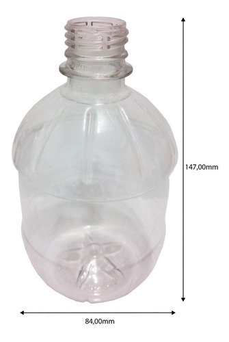90 Frascos Plástico Cristal Pet 500ml Cachaça Sem Tampa Cac - Imagem 2