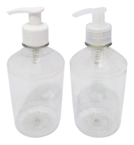 40 Frascos Plástico Cristal 500ml Válvula Bico Pato S Far