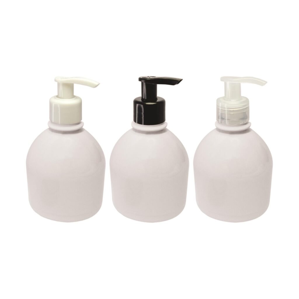 15 Frascos Plásticos Branco 300ml Válvula Bico Pato S Sab
