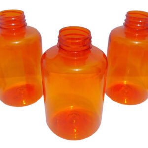 40 Frasco Plástico Laranjado Pet 500ml Vazio Sem Tampas Sup