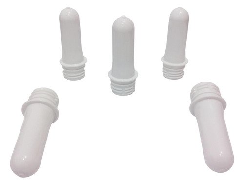 130 Preforma Branca 18ml Pet 17g Tubete 8cm Tamp Aluminio S/ - Imagem 3