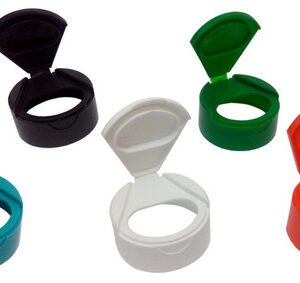 1235 Tampas Plástica Colorida Rosca Fliptop Capsula Bocal 38