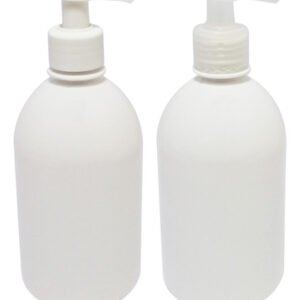 108 Frascos Plástico Branco 500ml Válvula Bico Pato S Sab