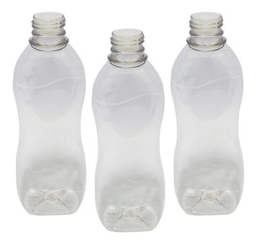 300 Frasco Plástico Cristal Pet 360ml Batoque 12 Furos Cat