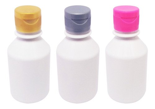 141 Frascos Plásticos Branco Pet 150ml C/ Tampa Fliptop Far - Imagem 6