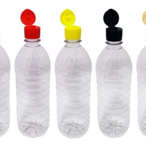 160 Frascos Plástico Cristal Pet 800ml Com Tampa Fliptop Que