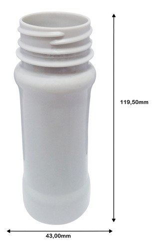 360 Frasco Plástico Branco Pet 120ml Tam Rosca S/ Lacre Con - Imagem 4