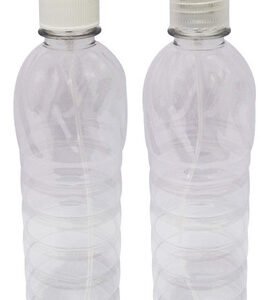 40 Frascos Plásticos Cristal Pet 500ml Válvula Spray S Lim