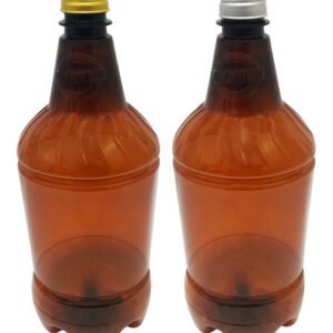 20 Frasco Plástico Âmbar Pet 1l Tampa L Batoque Gr2