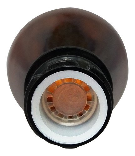 16 Frasco Plástico Âmbar Pet 350ml Batoque 12 Furos Agu - Imagem 2