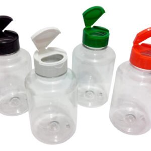 370 Frascos Plástico Cristal Pet 330ml Tampa Fliptop Cap Sup
