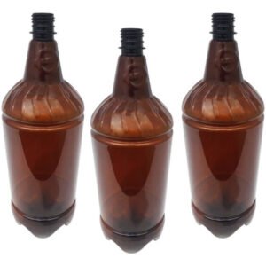 12 Frascos Plásticos Âmbar Pet De 2l Vazios Sem Tampas Gr2