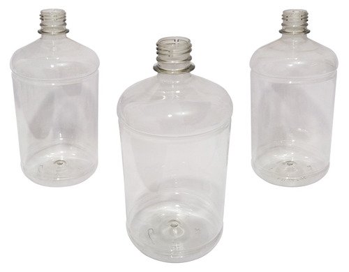 126 Frascos Plásticos Cristal Pet 1l Com Válvula Gatilho Sab - Imagem 2