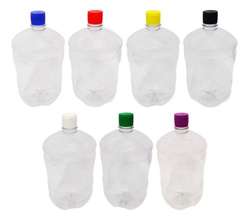 22 Frascos Plástico Cristal Pet De 2l Com Tampa Fliptop Gro - Imagem 3