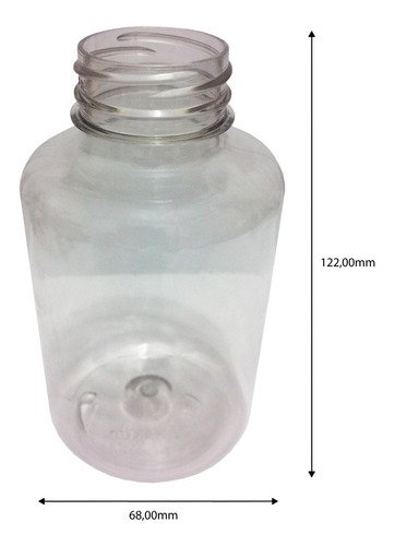 162 Frascos Plástico Cristal Pet 330ml Tampa Rosca Lacre Sup - Imagem 6