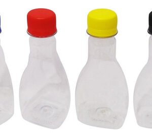 258 Frasco Plástico Cristal Pet 200ml Tampa S Batoque Mol