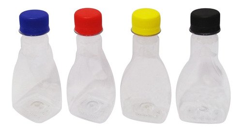 258 Frasco Plástico Cristal Pet 200ml Tampa S Batoque Mol