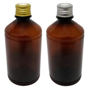 212 Frasco Plástico Âmbar Pet 500ml Tampa Difusor C/ F Far
