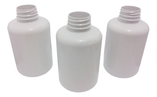 40 Frascos Plástico Branco Pet 500ml Vazios Sem Tampas Sup