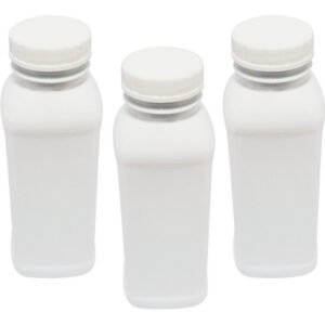 18 Frasco Plástico Branco Pet 300ml Tam Rosca S/ Lacre Qua