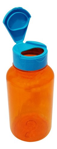 210 Frasco Plástico Laranjado Pet 240ml Tamp Fliptop Cap Sup - Imagem 2