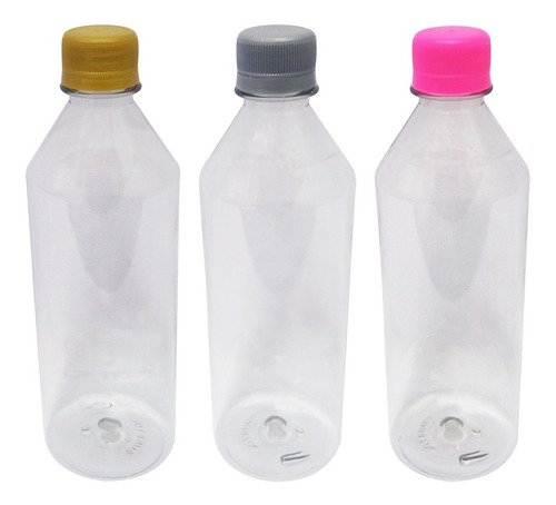220 Frasco Plástico Cristal Pet 500ml Tampa S Batoque Cos - Imagem 3
