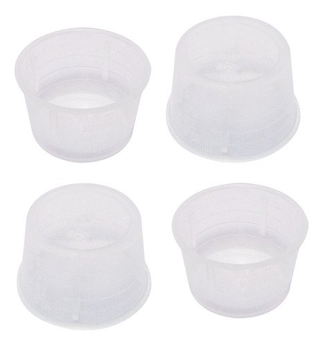1700 Copos De Medida Dosador Plástico Incolor 10ml Bocal 24 - Imagem 2