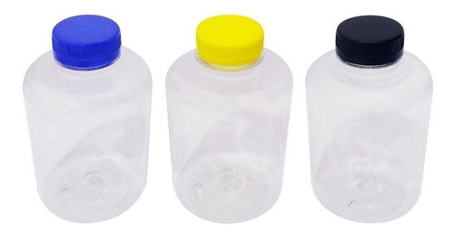 226 Frascos Plástico Cristal Pet 500ml Tampa Rosca Lacre Sup
