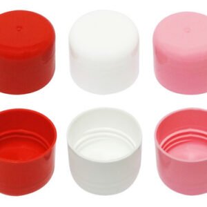 70 Tampas Plásticas Coloridas Rosca Abaulada Bocal 28