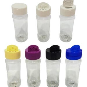 360 Frascos Plástico Cristal Pet 120ml Tempero Fliptop Con