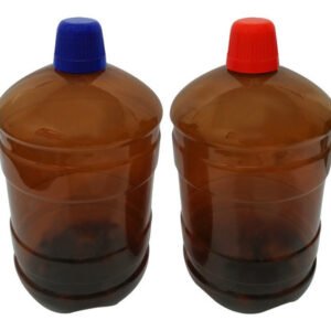 3 Frascos Plásticos Âmbar Pet 2l Tampa Dosadora 20ml Gro