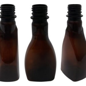 26 Frascos Plástico Âmbar Pet 200ml Vazios Sem Tampas Mol