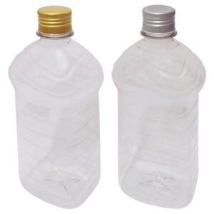 27 Frascos Plásticos Cristal Pet 1l Tampa Aluminio S/ Ama