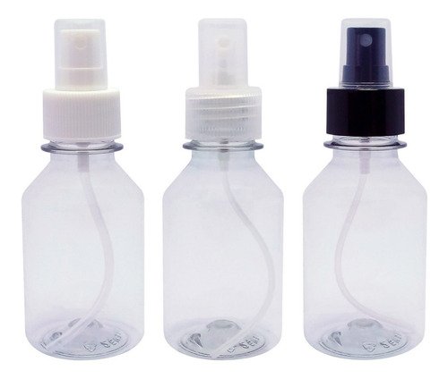 660 Frascos Plástico Cristal Pet 150ml Válvula Spray S Far