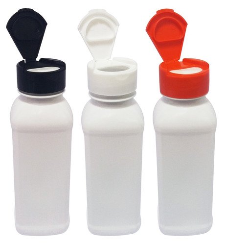 18 Frascos Plástico Branco Pet 300ml Tampa Fliptop Cap Qua