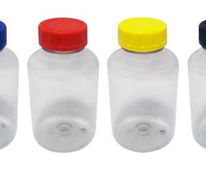 70 Frascos Plásticos Cristal Pet 330ml Com Tampa Child Sup