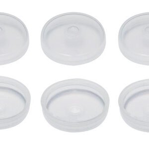 1000 Batoques Incolor Furo Fechado Bocal 24