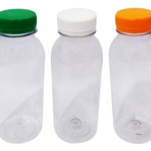 360 Frascos Plástico Cristal Pet 300ml Tampa Rosca Lacre Det