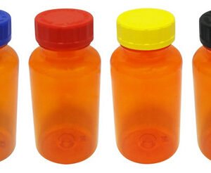 450 Frascos Plásticos Laranja Pet 240ml Com Tampa Child Sup