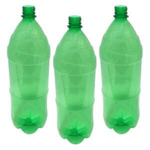 2 Frasco Plástico Verde Pet 2l Batoque 12 Furos Ref