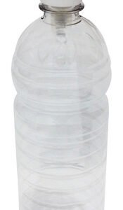 5 Frascos Plástico Cristal 900ml Válvula Bico Pato S Sho
