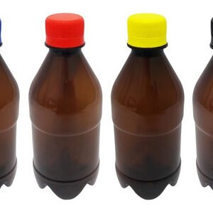 69 Frasco Plástico Âmbar Pet 350ml Tampa S Batoque Agu