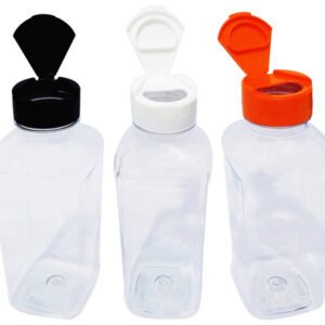 144 Frascos Plástico Cristal Pet 900ml Tampa Fliptop Cap Qua