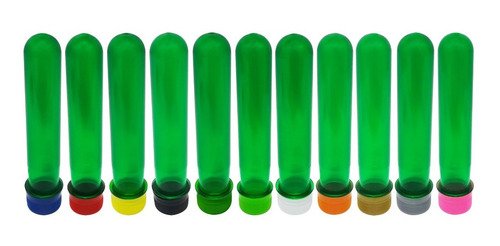 220 Preforma Verde 43ml Pet 48g Tubete 15,5cm Ta Rosc Lacr