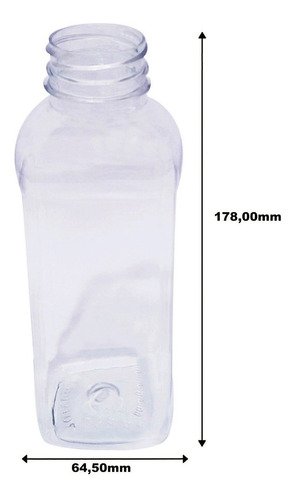 13 Frascos Plástico Cristal Pet 500ml Tempero Fliptop Qua - Imagem 7