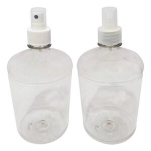 22 Frascos Plásticos Cristal Pet 1l Com Válvula Spray S Sab