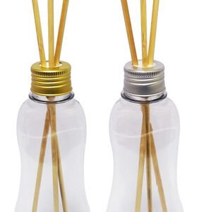 468 Frascos Plástico Cristal 200ml Tampa Difusor Varetas Cat