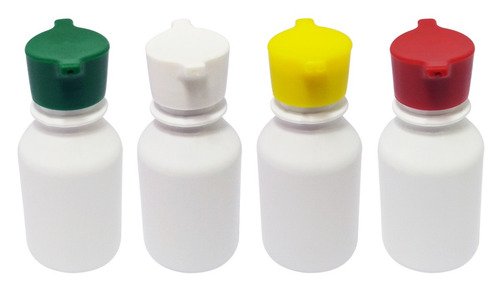 190 Frasco Plástico Branco Pet 100ml Tampa Rosca 2 Bico - Imagem 2