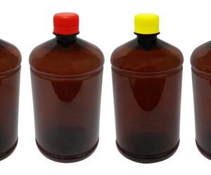 138 Frasco Plástico Âmbar Pet 1l Tampa S Batoque Sab