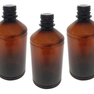 48 Frasco Plástico Âmbar Pet 500ml Batoque 12 Furos Far